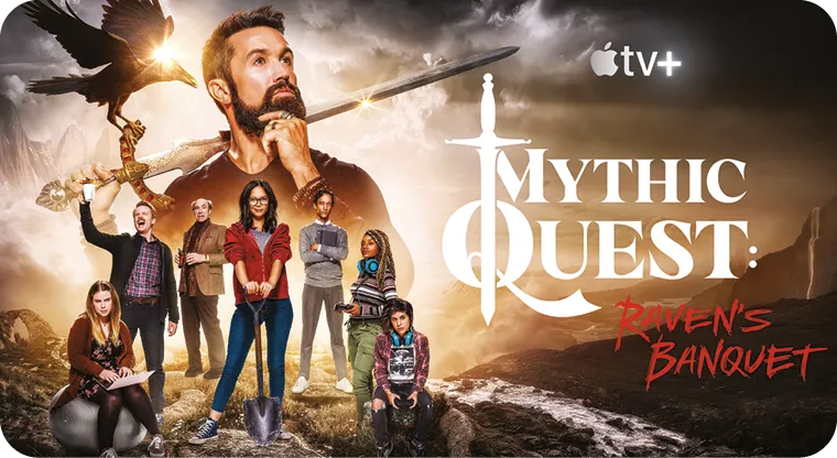 MYTHIC QUEST, LE FESTIN DU CORBEAU (serie TV-2020-S1-Aff. US) 02.jpg.