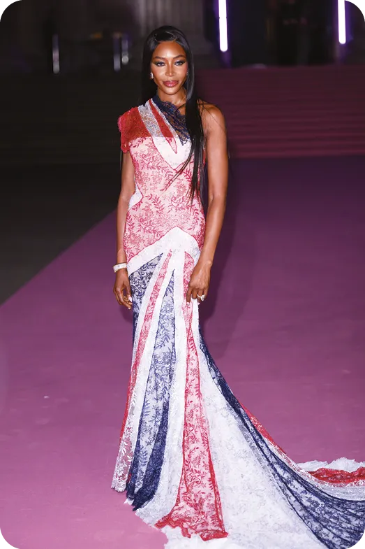 Naomi Campbell at the British Museum ball, 2025