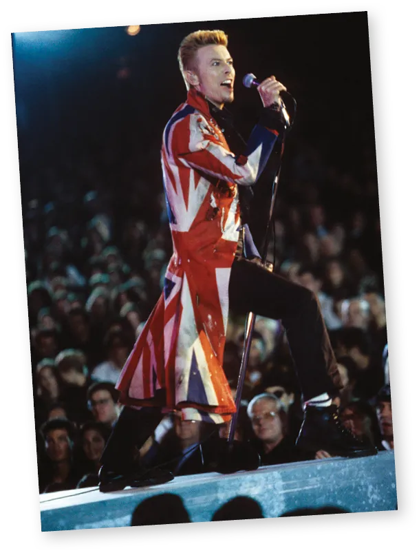 David Bowie at the VH1 Vogue Fashion
Awards, 1996