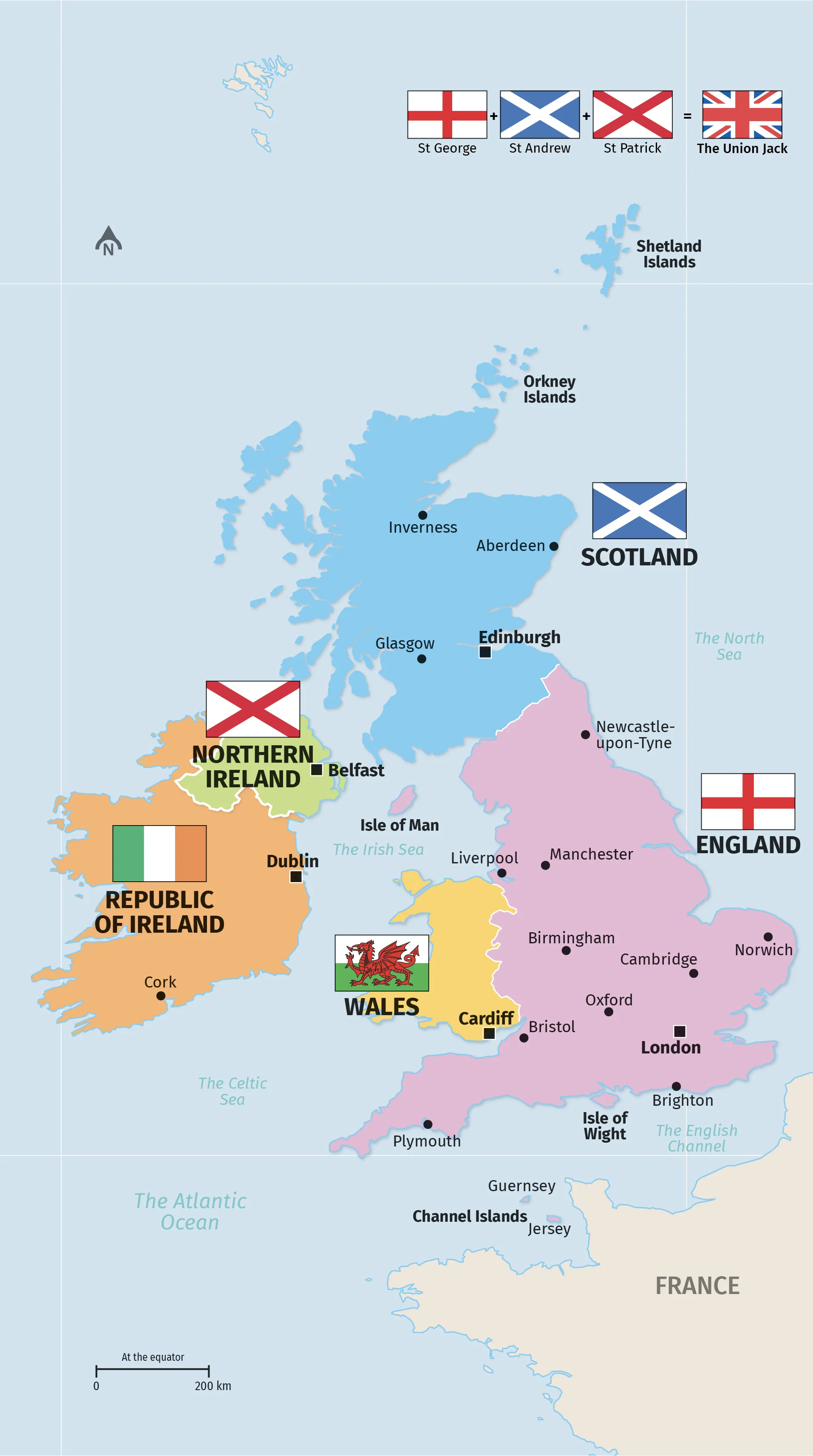 The British Isles.