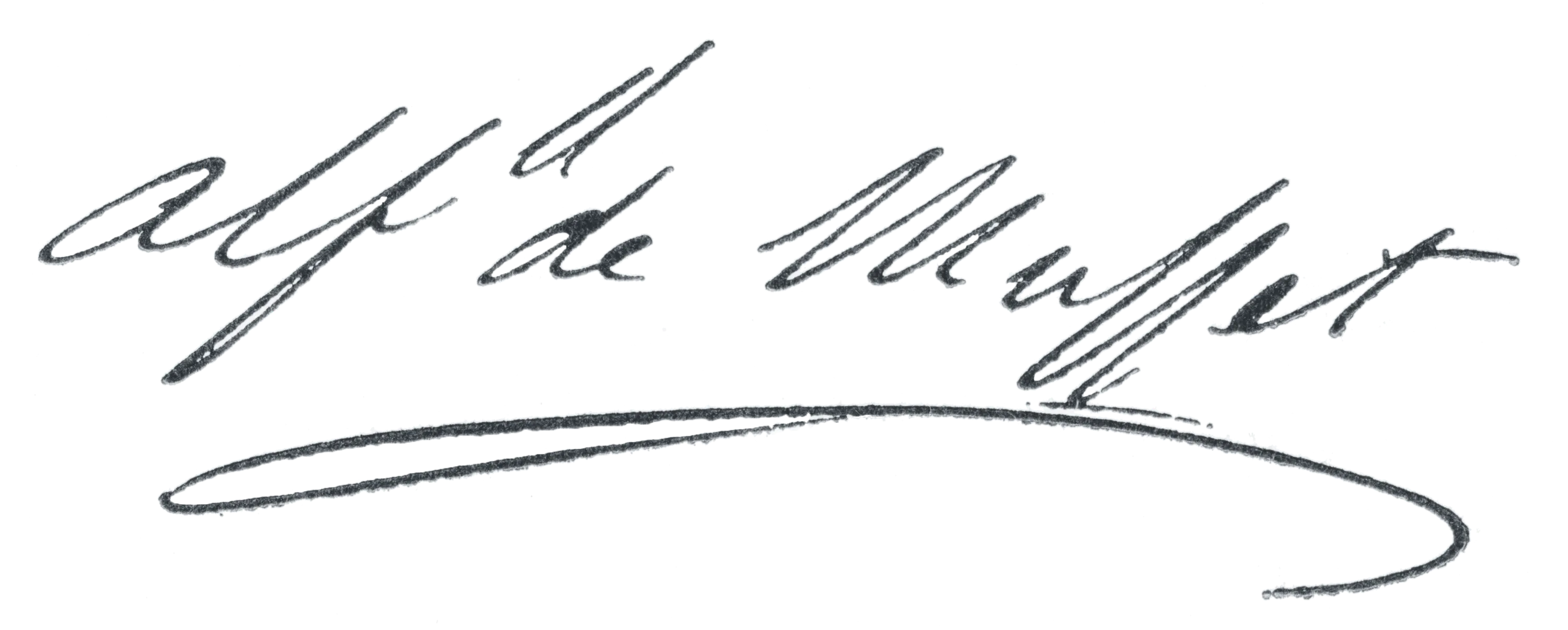 Signature de Musset