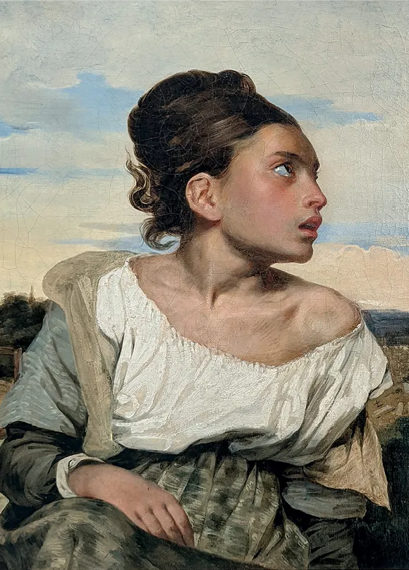 Eugène Delacroix, Jeune orpheline au
cimetière, 1824, musée du Louvre, Paris.