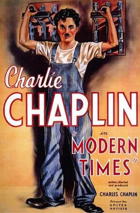 Charlie Chaplin, Les Temps modernes, 1936