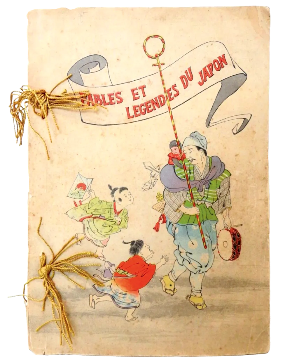 Couverture
de la première
édition des Fables
et légendes du
Japon, 1901.