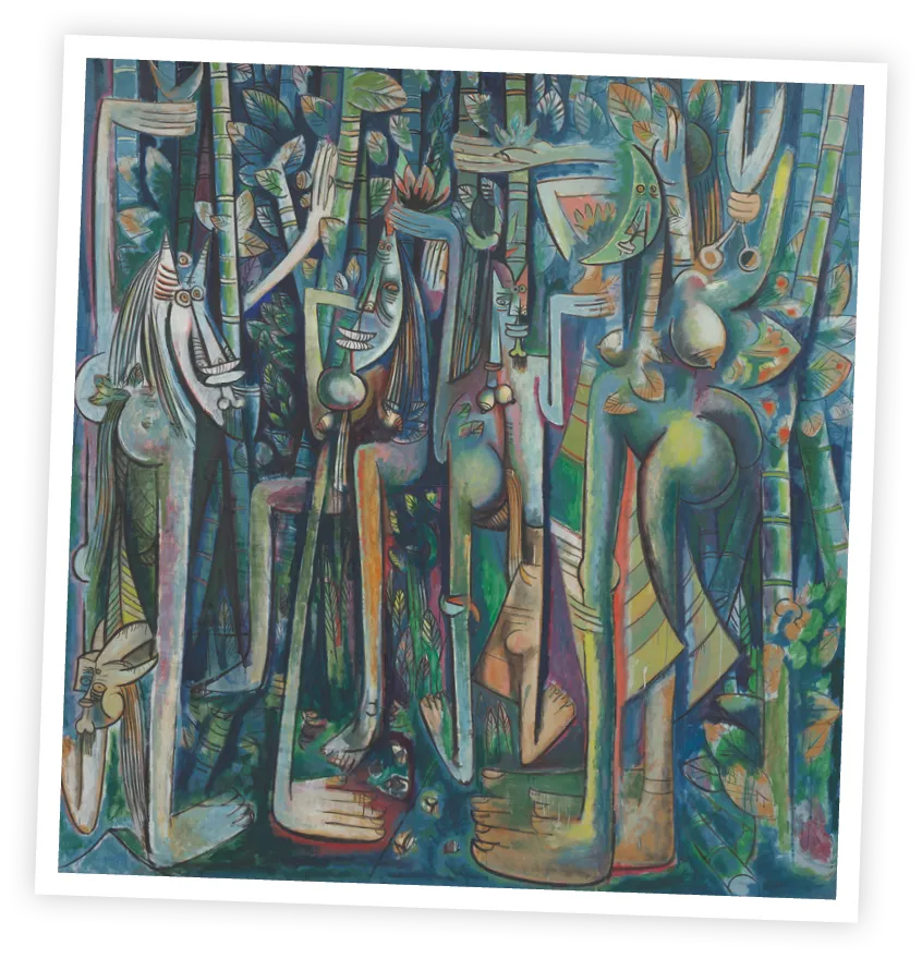 Wifredo Lam, La Jungla, 1943.