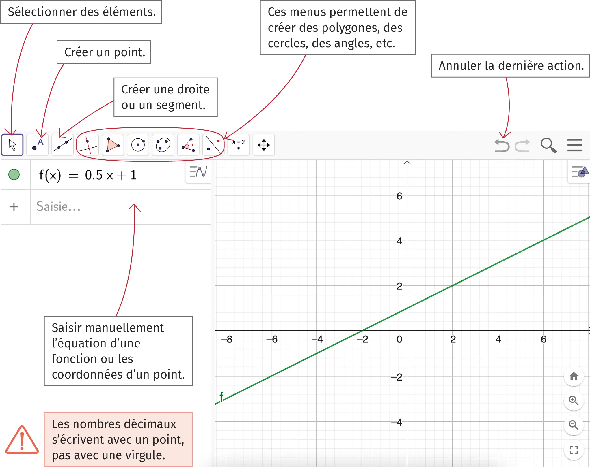 Découverte de l'interface