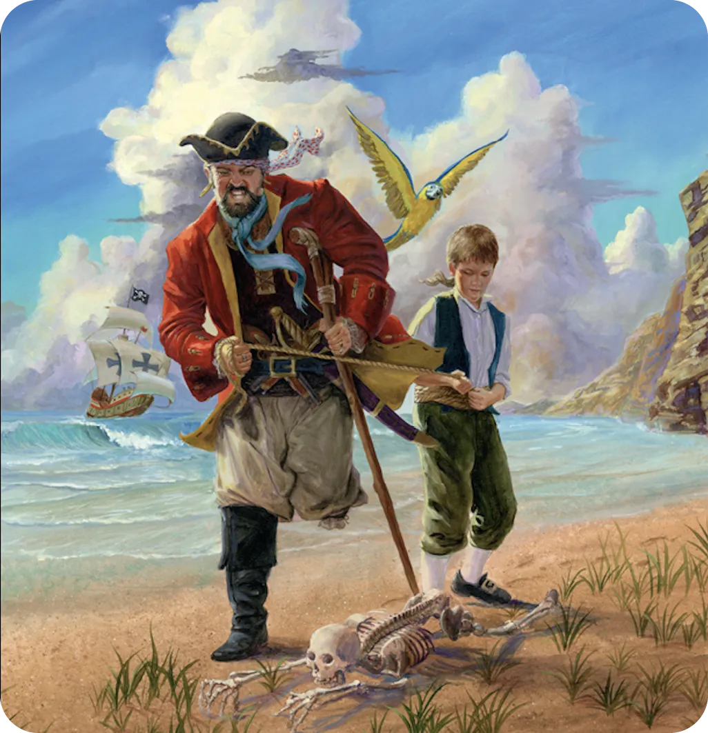 Face to face with a pirate
