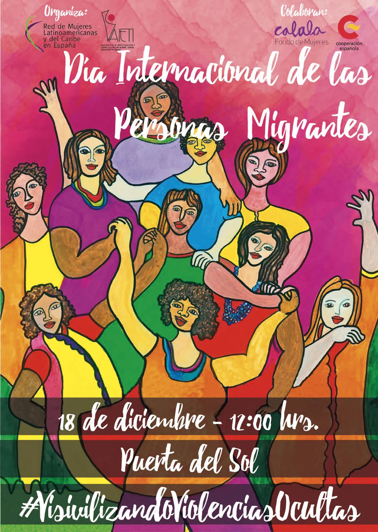 Campaña de la asociación Red de mujeres latinoamericanas y del Caribe, 2020.
