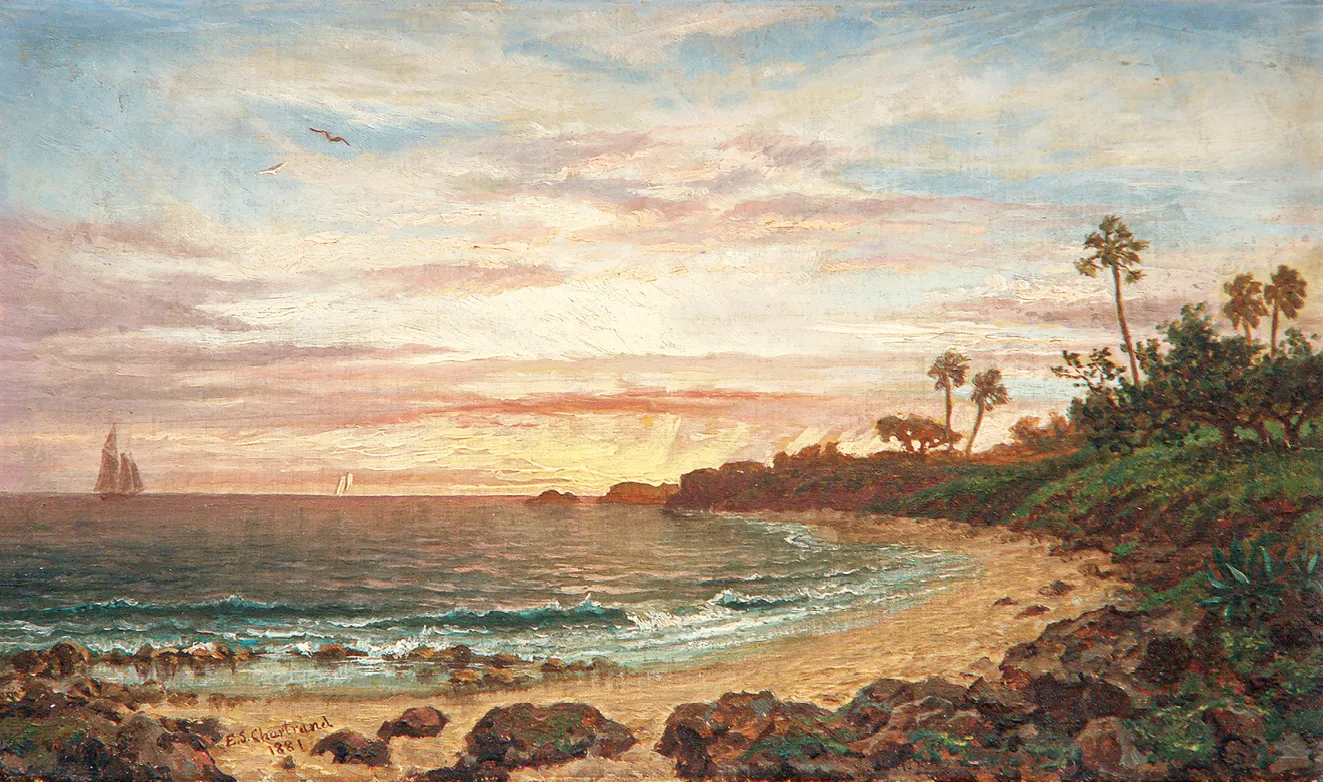 Esteban Chartrand, Más allá del atardecer, 1881, Galería Cernuda Arte, Miami, Florida.