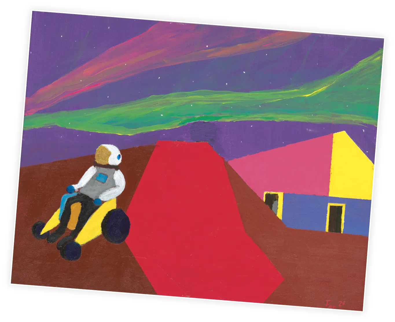 Fernando Manuel Ricárdez Lara, Quizás Marte sea más accesible,
obra ganadora del concurso Sin Barreras 2024 (Argentina).