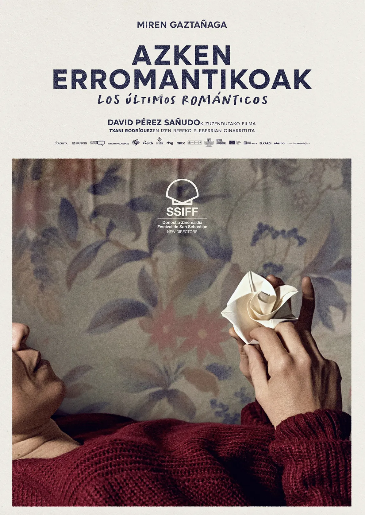 Cartel de la película Azken
erromantikoak. Los últimos románticos,
de David Pérez Sañudo, 2024.