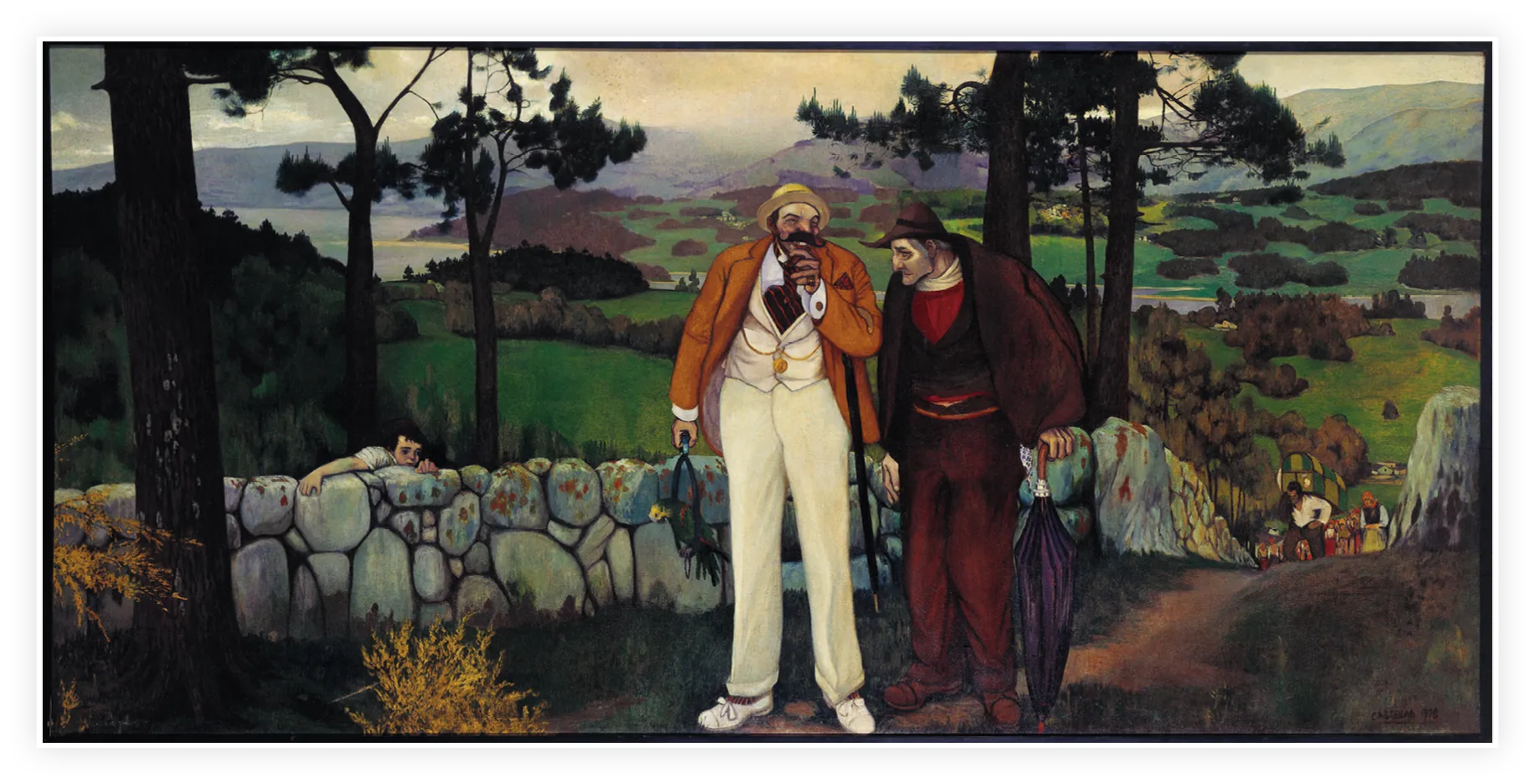 Daniel Rodríguez Castelao,
La vuelta de don Francisco, 1916.