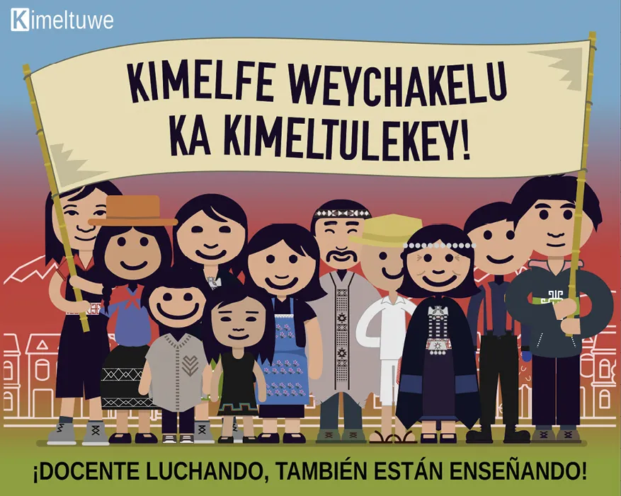 Kimeltuwe, materiales de mapudungun, 2017.