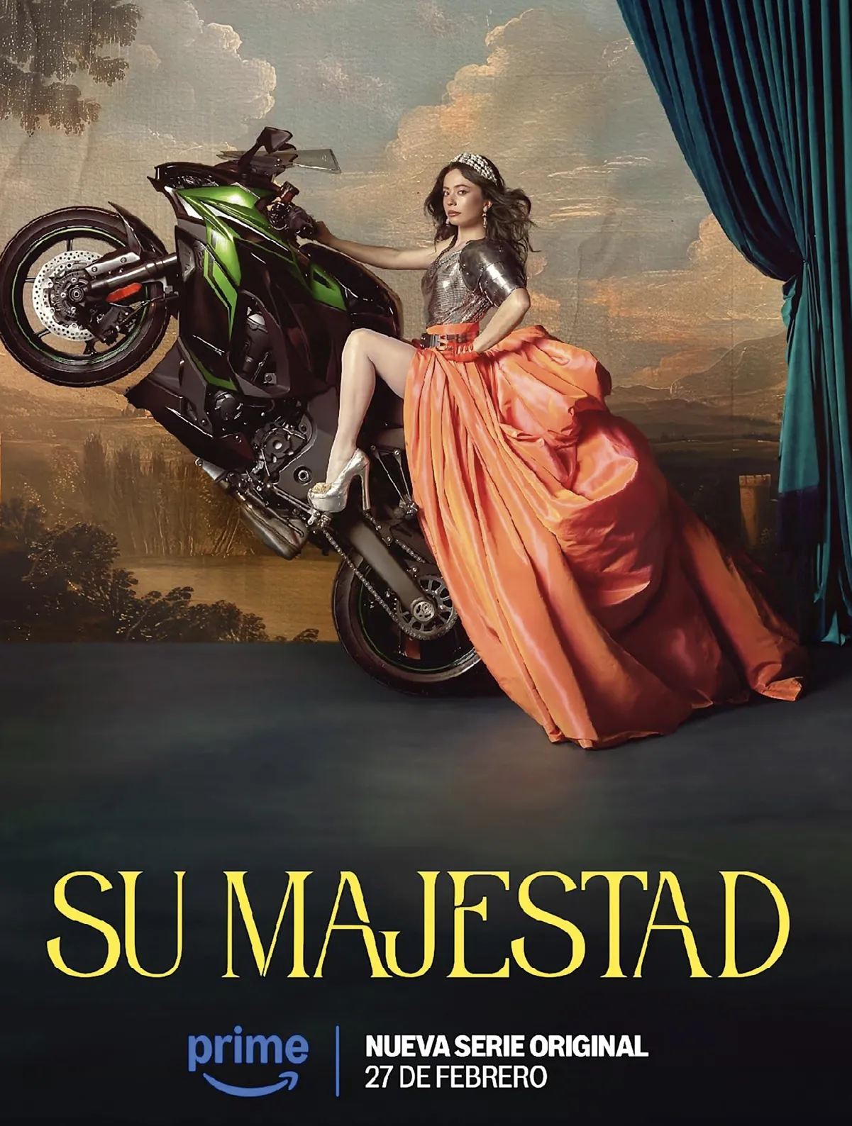 Cartel de la serie Su majestad, 2025.