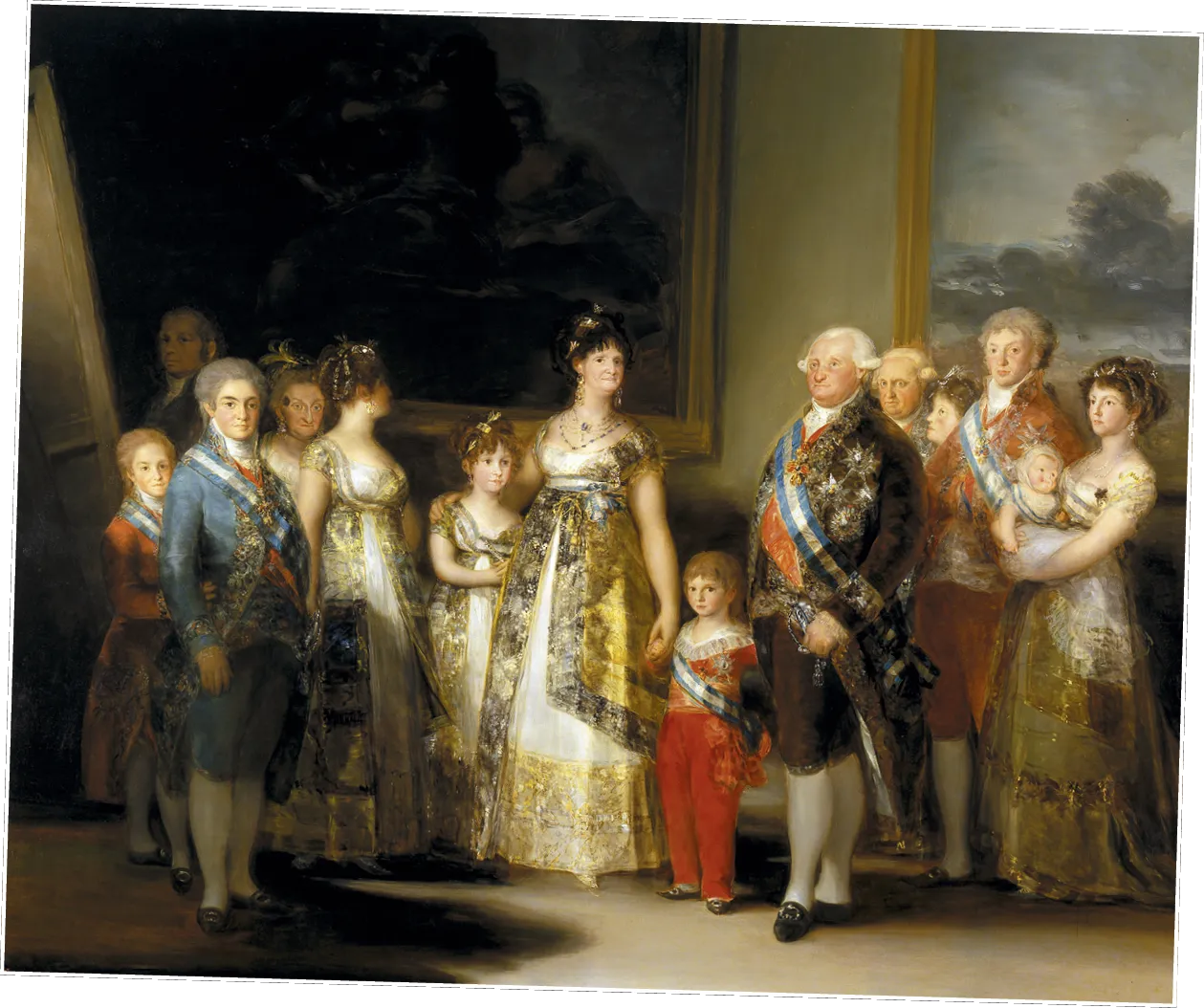 Francisco de Goya, La familia de Carlos IV, 1800.