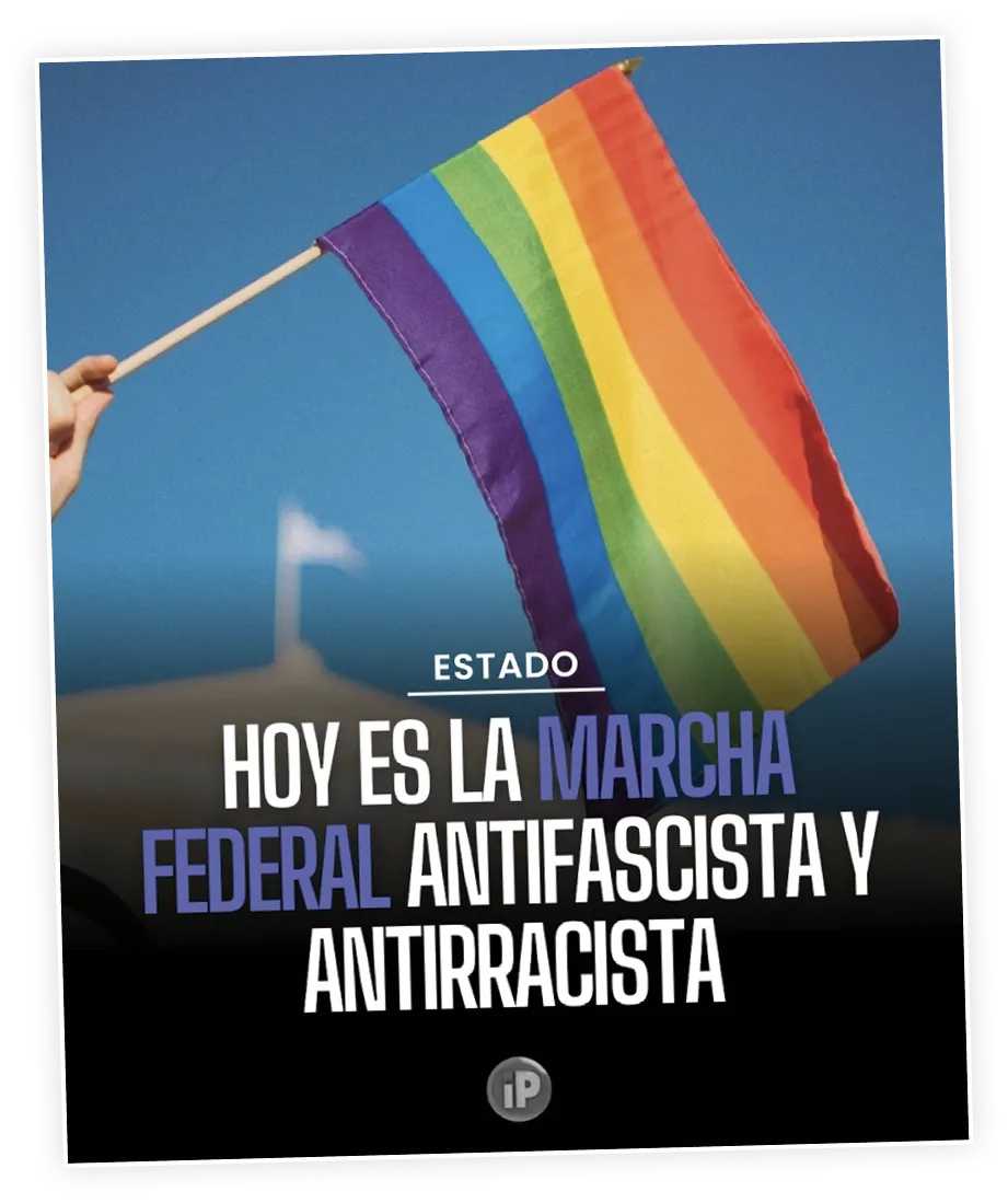 IP Noticias, Cartel de la Marcha Federal
del Orgullo de Buenos Aires, 2025.