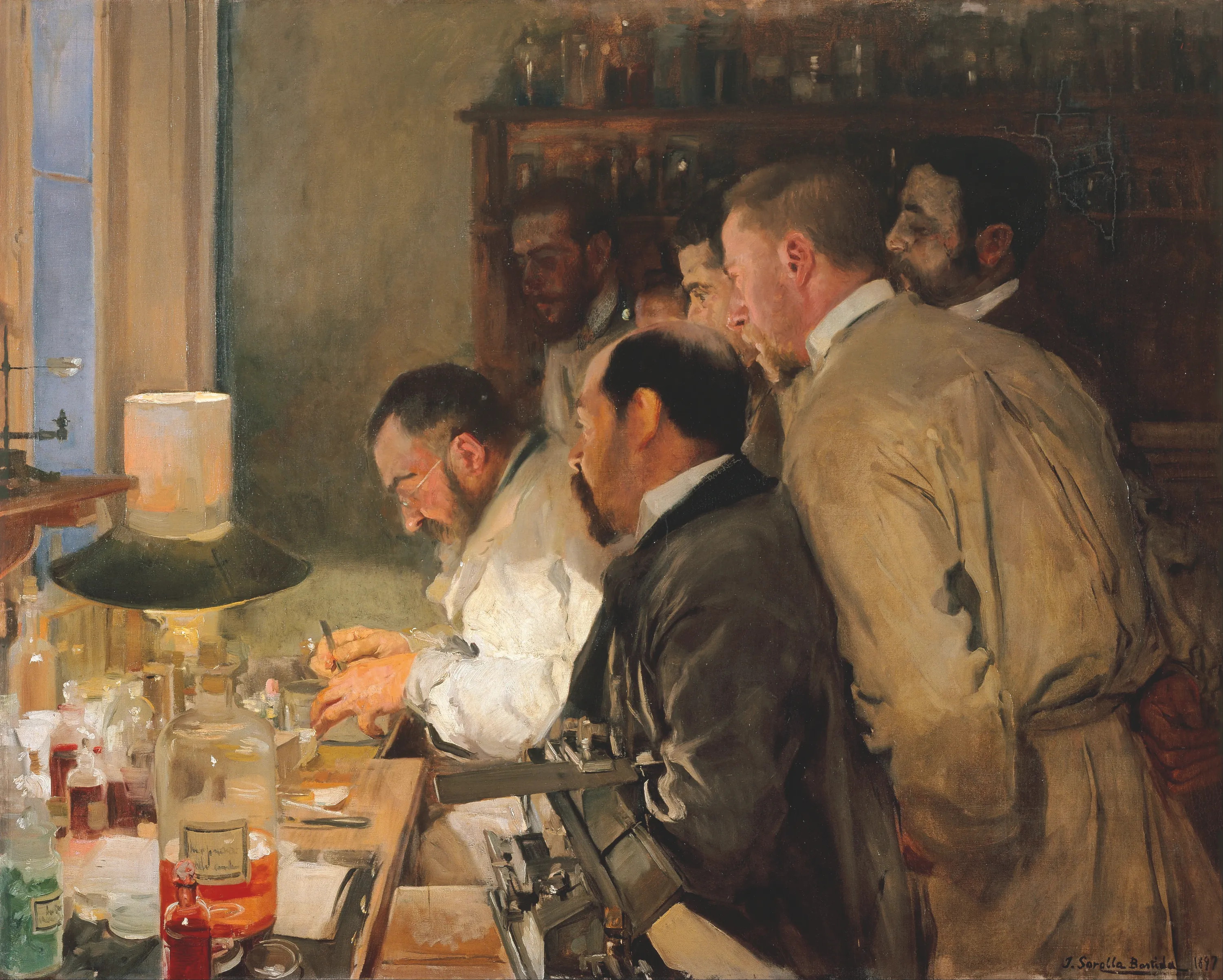 Joaquín Sorolla, Una investigación, 1897.
