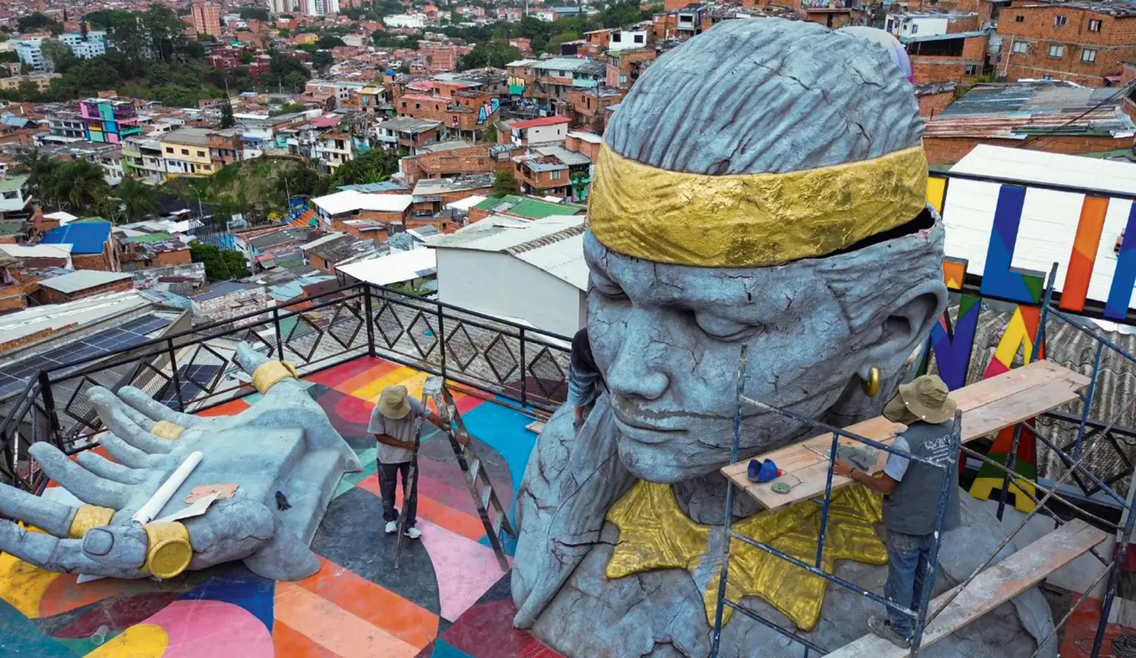 Jordy Artista, Pachamama, Medellín (Colombia), fotografía de Manuel Saldarriaga, 2024.