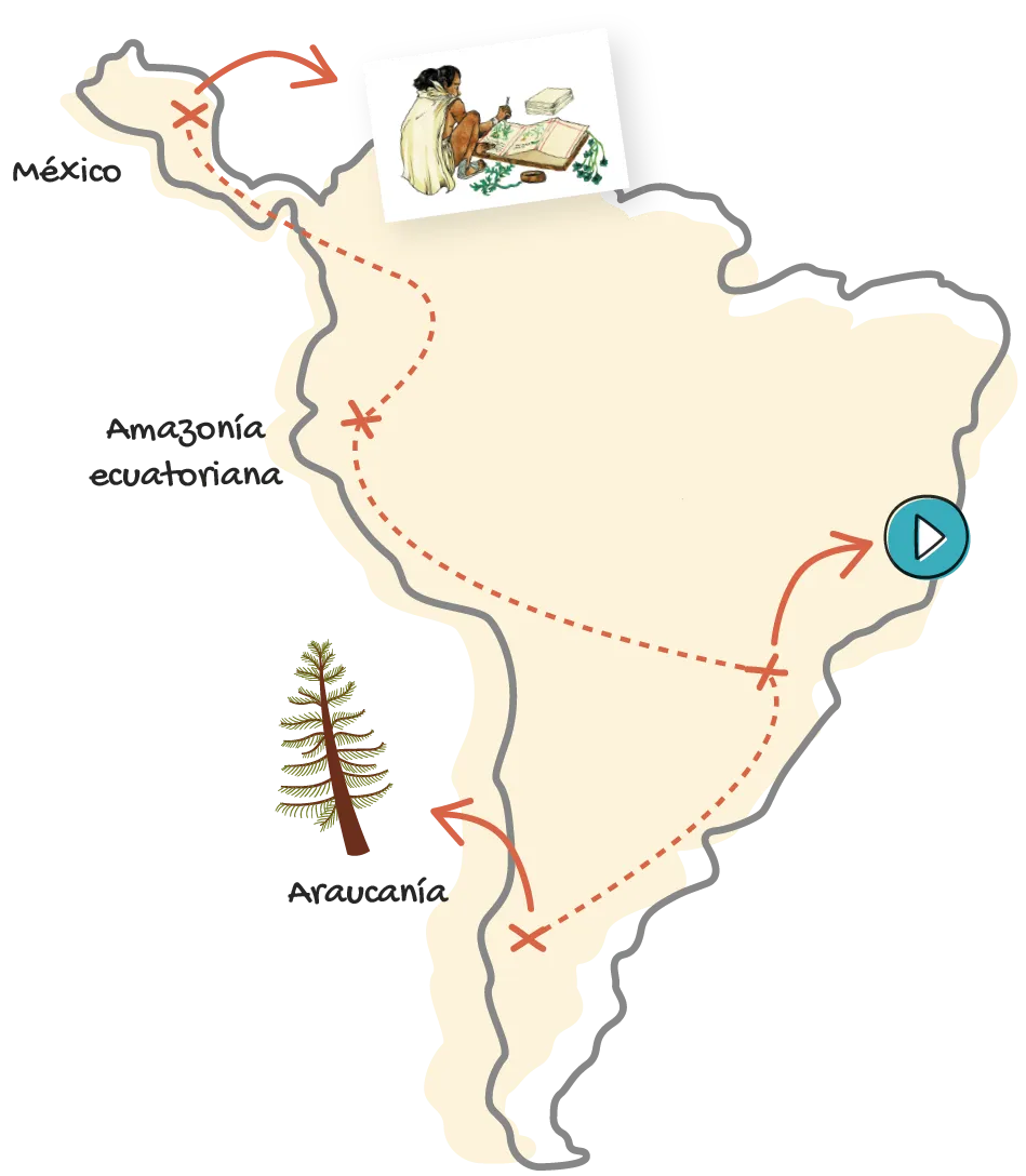 ruta cultural sobre
las cosmovisiones indígenas