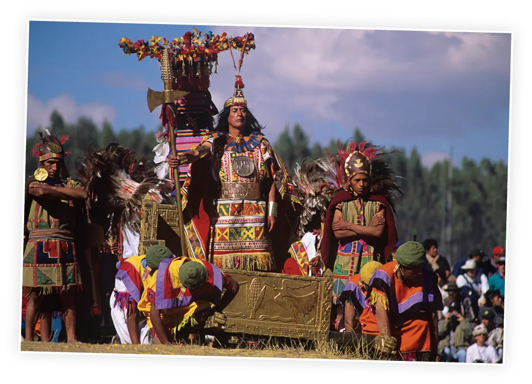 Celebración del Inti Raymi en Cusco.