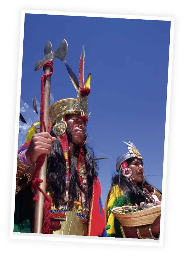 Manco Cápac y Mama Ocllo auguran una buena cosecha el próximo año