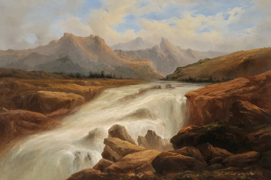 Antonio Smith, El río Cachapoal, 1970.