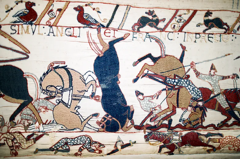 Tapisserie Bayeux chevaux