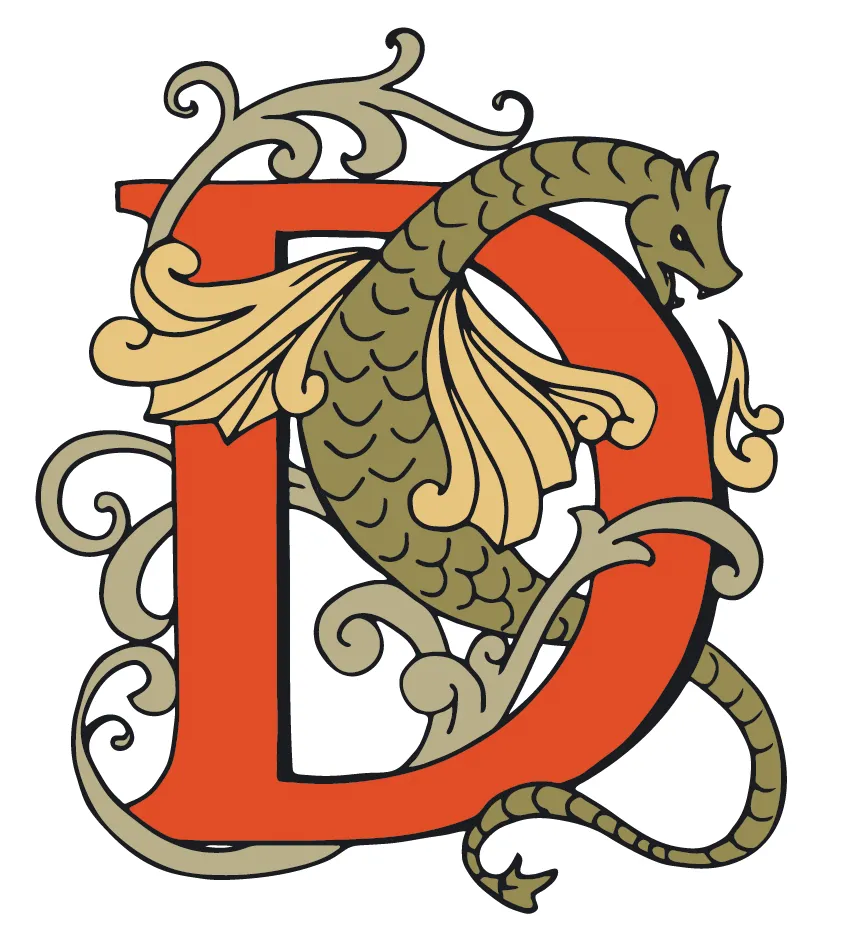 Lettrine D