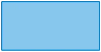 Fond bleu clair, bordé de vert foncé et bleu foncé.
