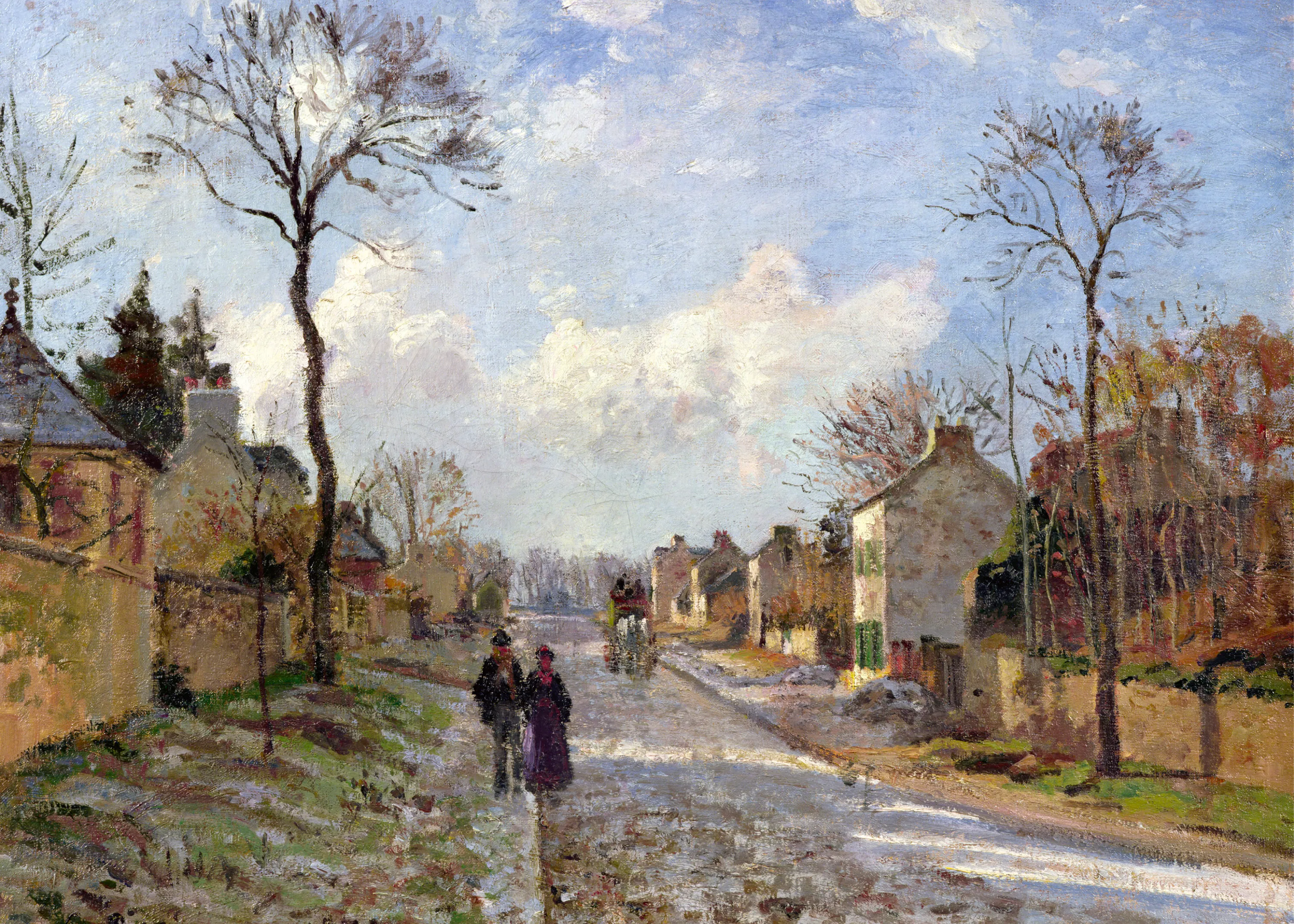 Camille Pissarro, La Route vers
Louveciennes