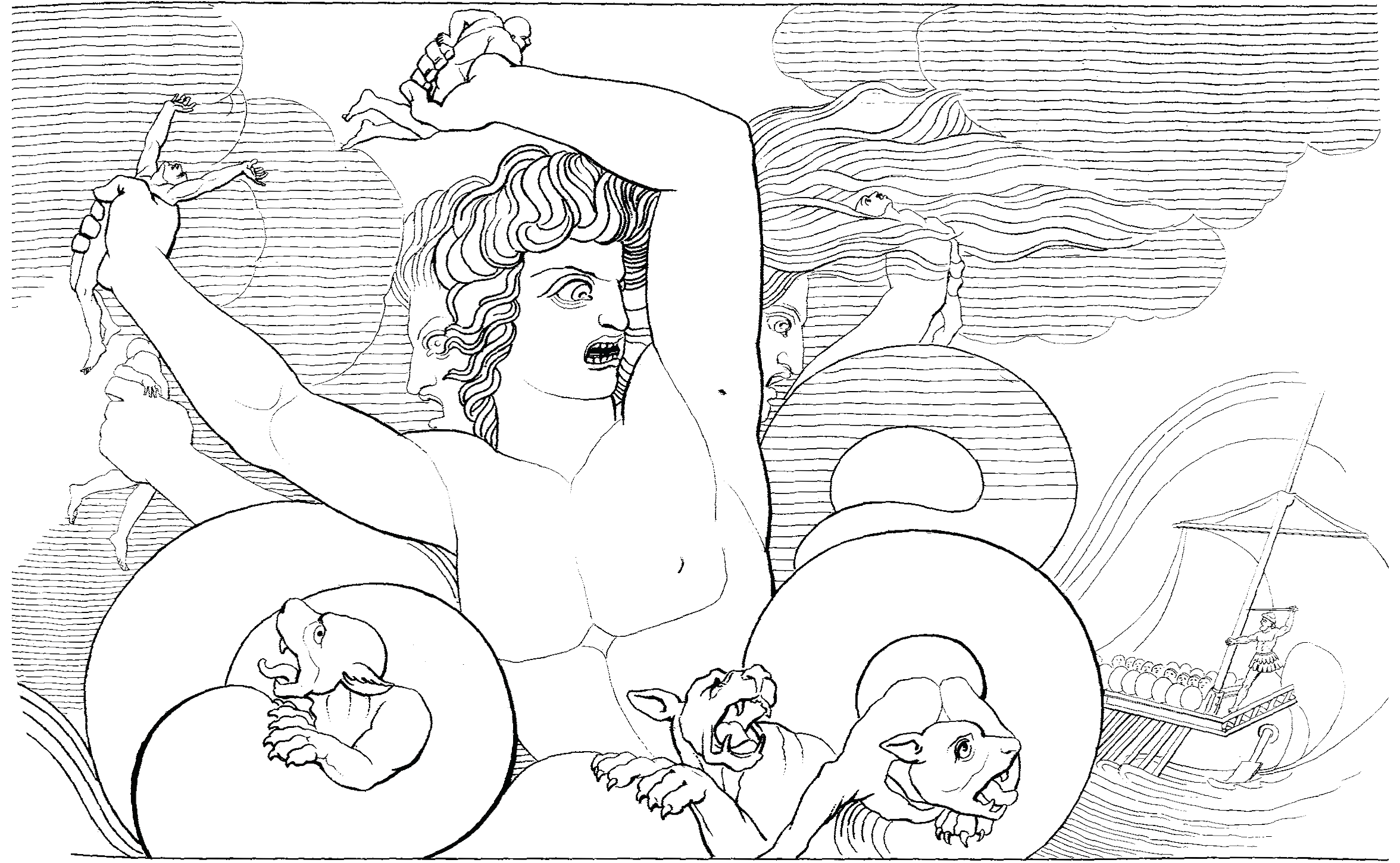 Illustration de l'Odyssée pour l'édition de 1810.