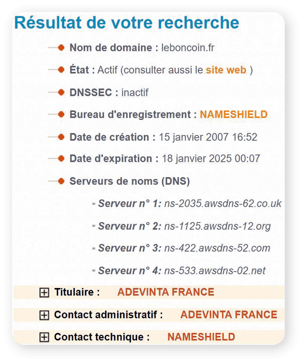 Les adresses symboliques et le serveur DNS Lelivrescolaire.fr