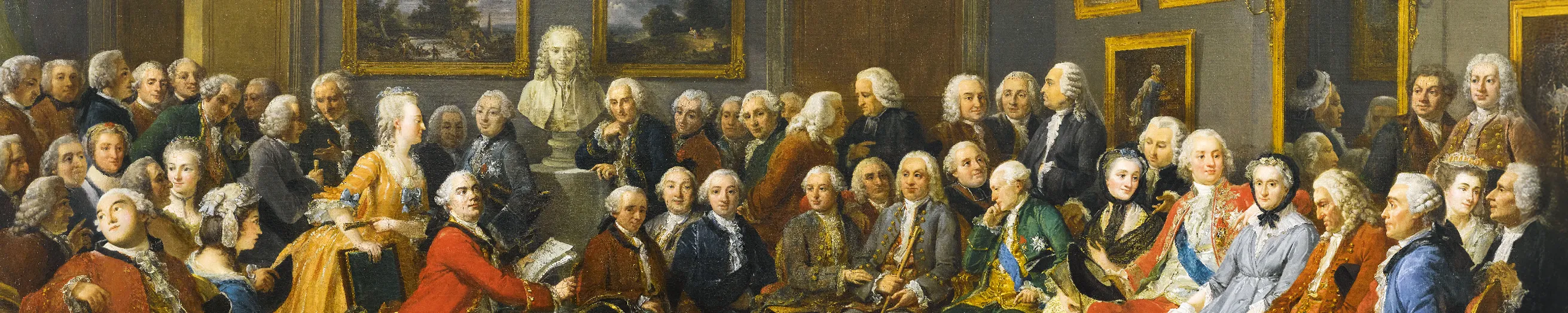 Lecture de la tragédie L'Orphelin de la Chine de
Voltaire dans le salon de Mme Geoffrin