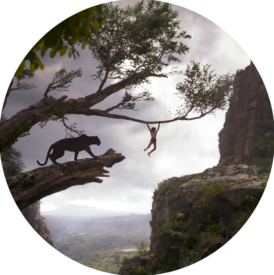 Le Livre de la jungle, film de Jon Favreau, 2016, © Walt Disney Pictures.