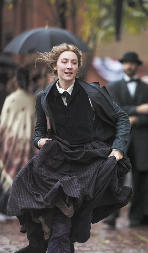Photogramme du film Les Filles du docteur March, réalisé par Greta Gerwig, 2019, avec Saoirse Ronan (Jo).