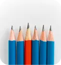 des crayons de couleurs