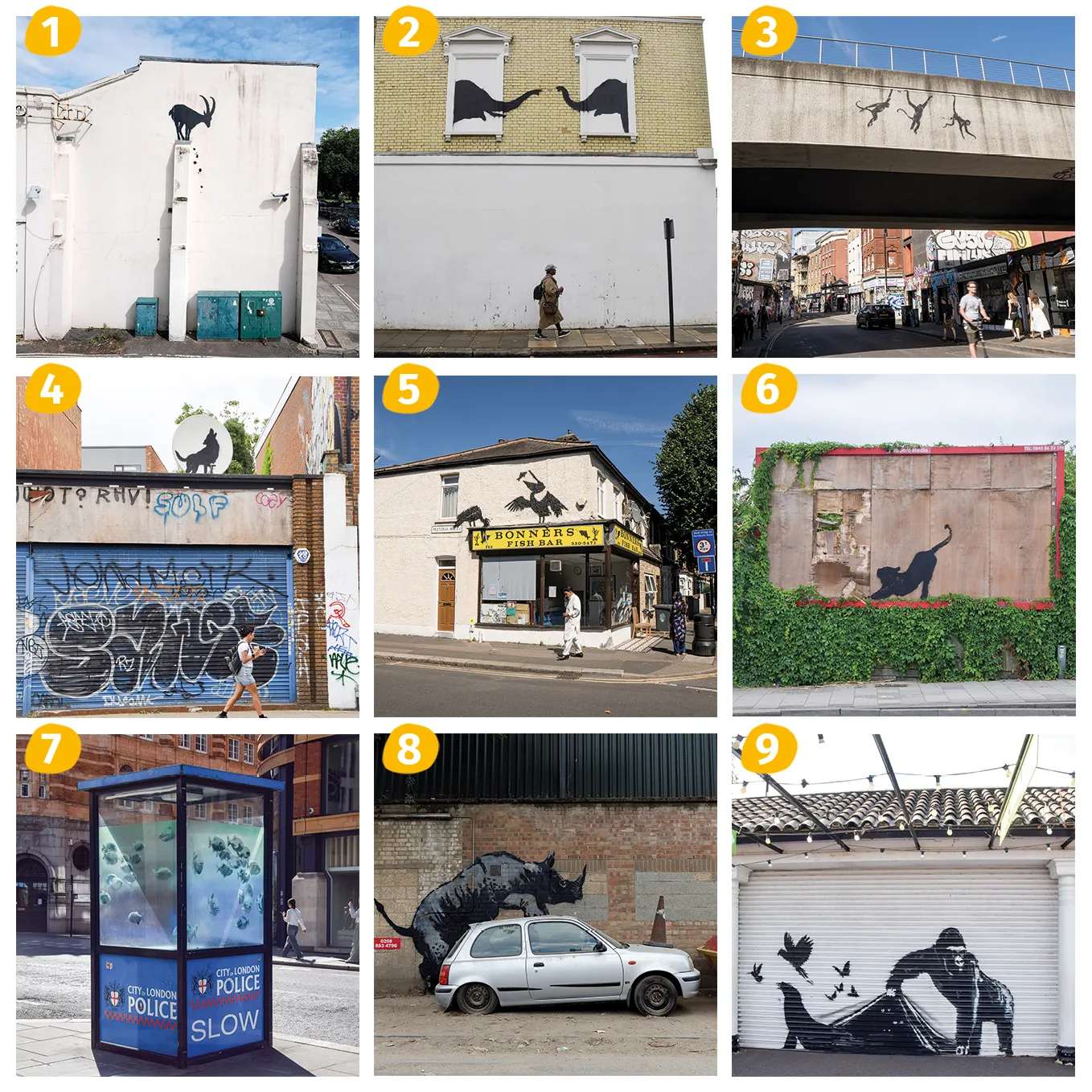 Banksy's Instagram, 2024.