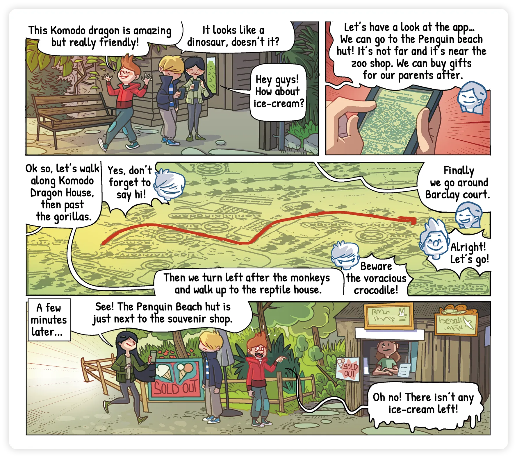 Une bande dessinée