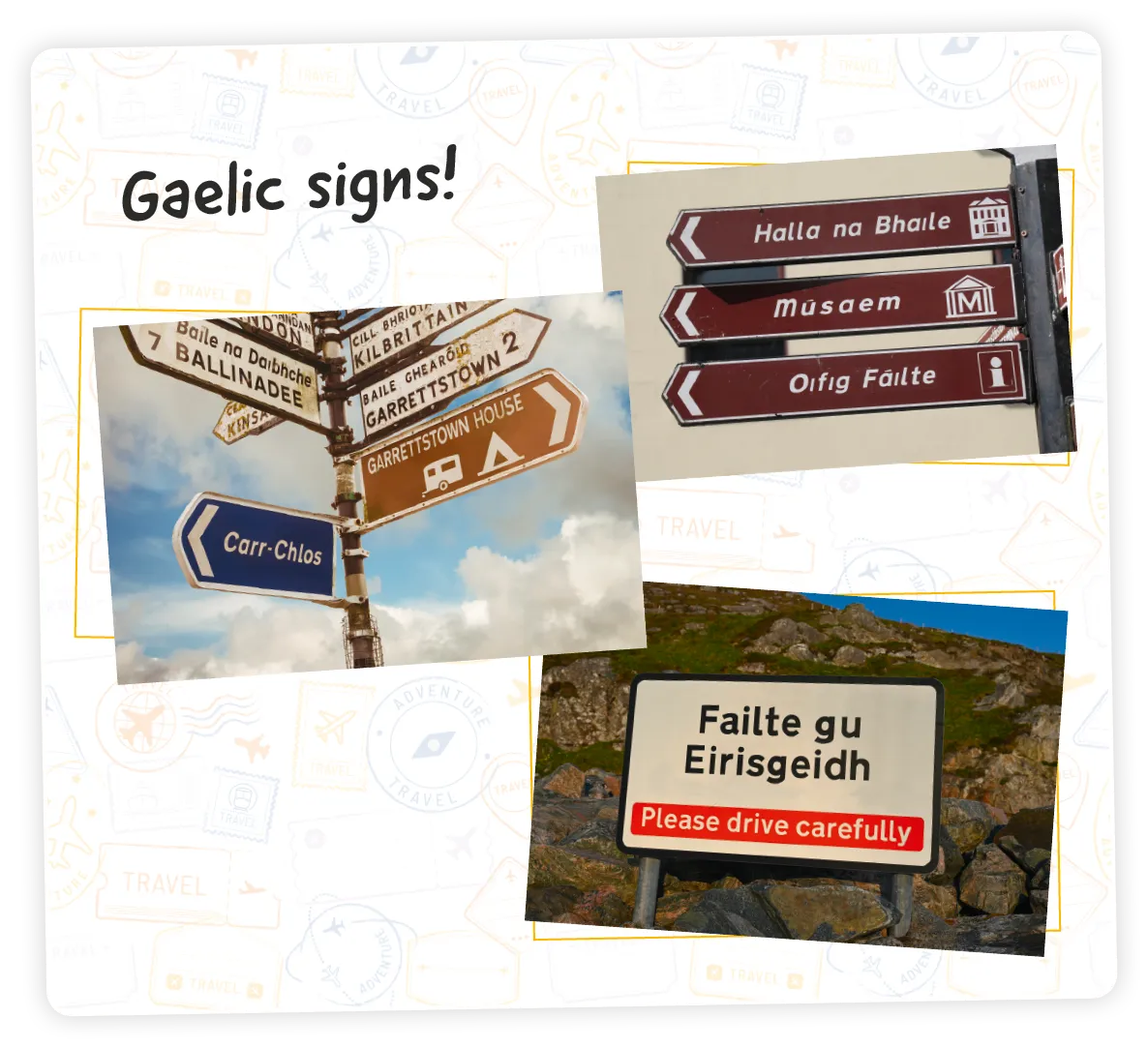 Gaelic signs!