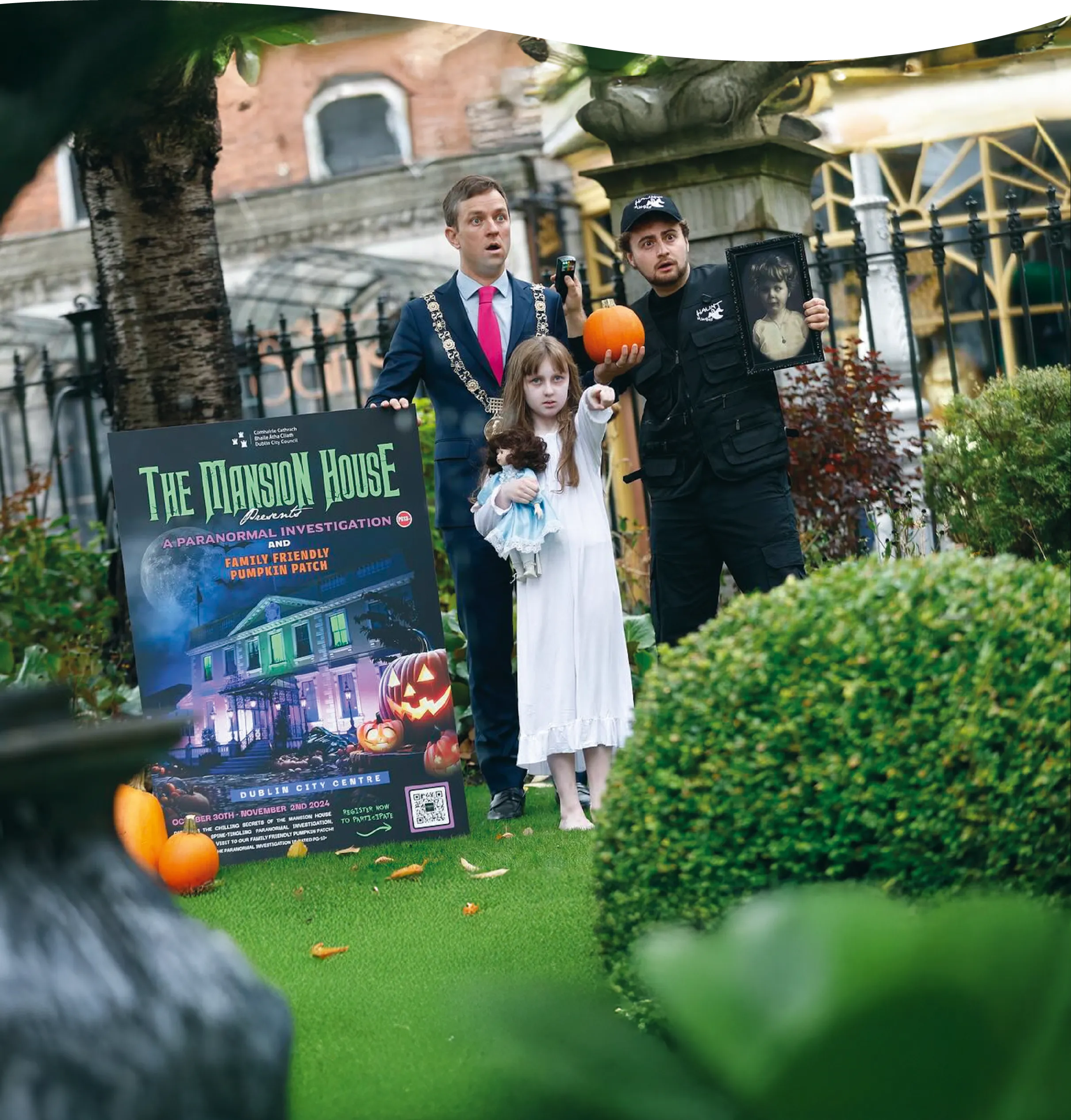 A Paranormal Investigation and Family Pumpkin patch, Facebook post by Dublin City Council, 2024.