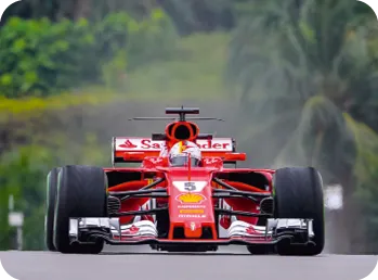 SEPANG, MALAYSIA - SEPTEMBER 29, 2017 : Sebastian Vettel