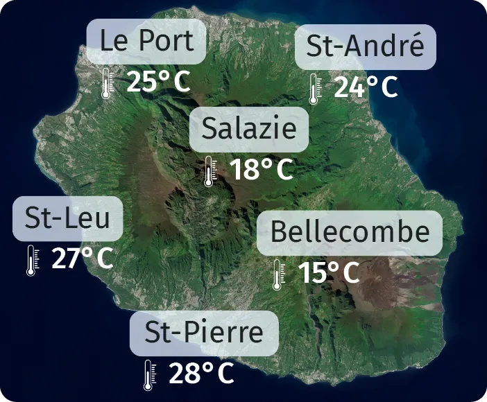 L'île de la Réunion vue par le satellite Sentinel-2 (cropped)