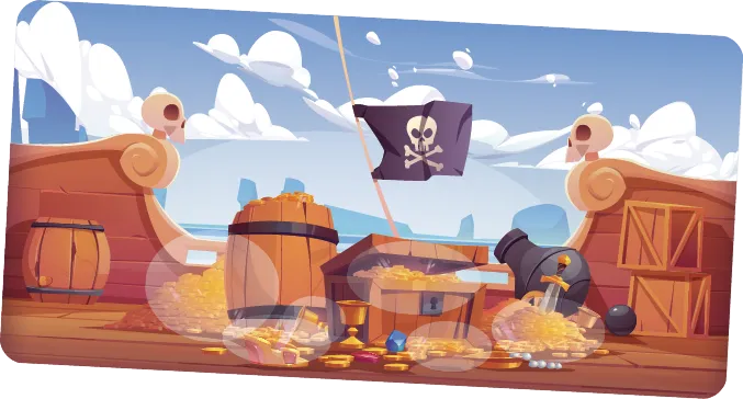  Le trésor des pirates