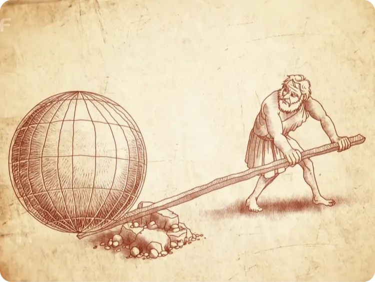 Archimède soulevant le monde