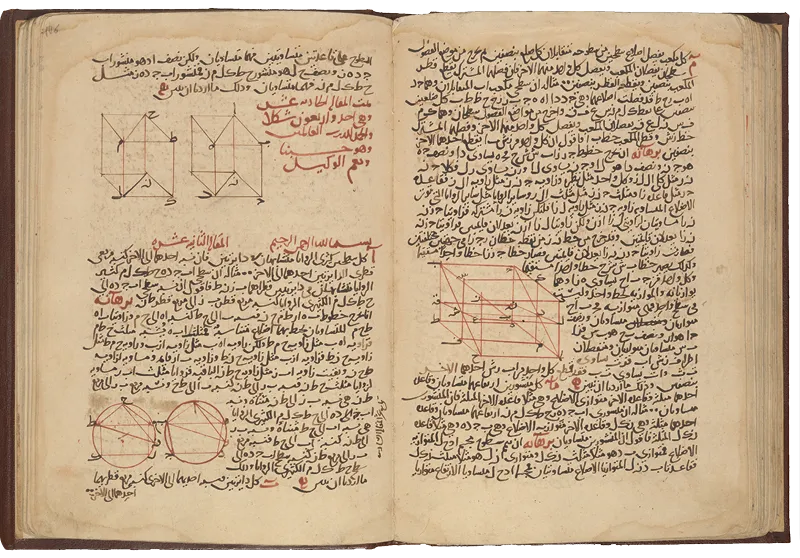 Les éléments d'Euclide traduction arabe