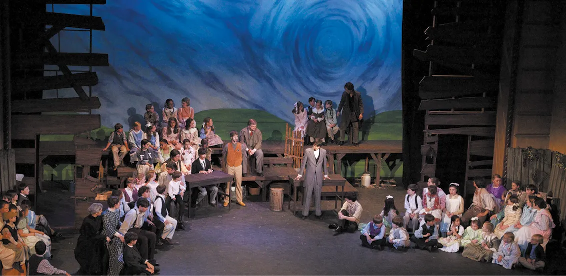 Les Aventures de Tom Sawyer au théâtre de Bama, Tuscaloosa, Alabama, 2010.
