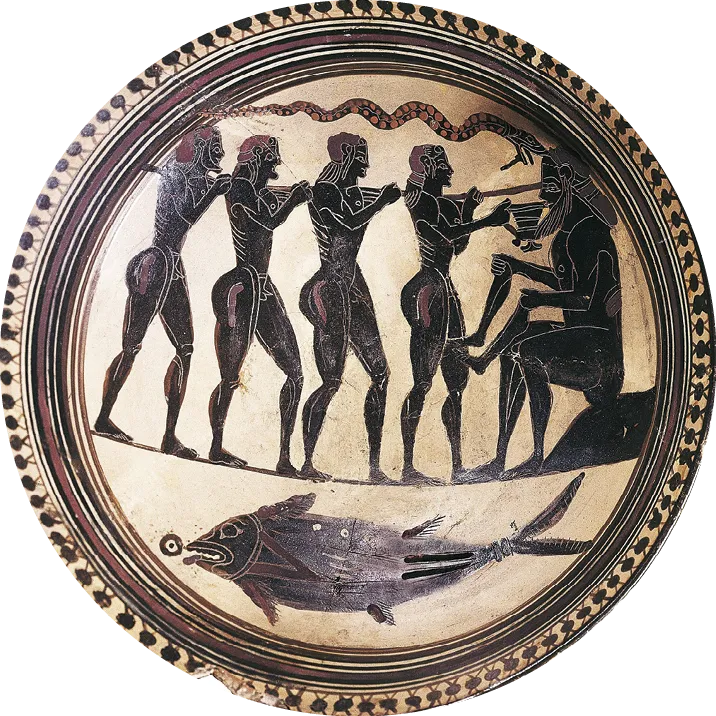 Ulysse et ses compagnons aveuglant Polyphème