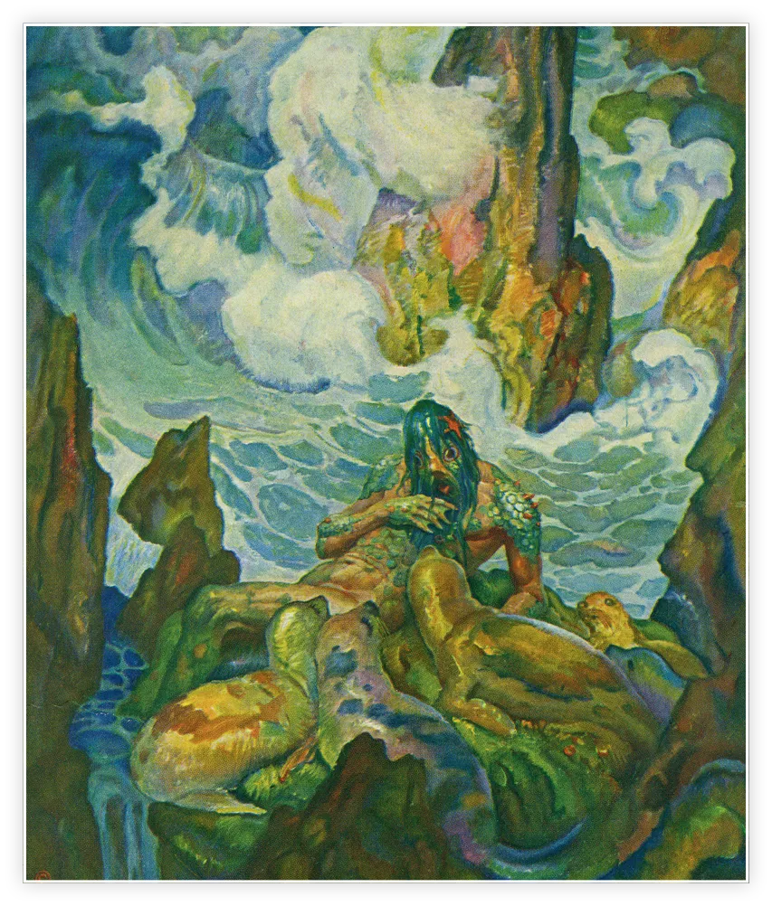 H. C. Wyeth, Protée, le vieil homme de la mer