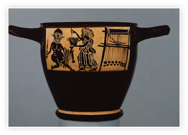 Skyphas (gobelet) à figures noires