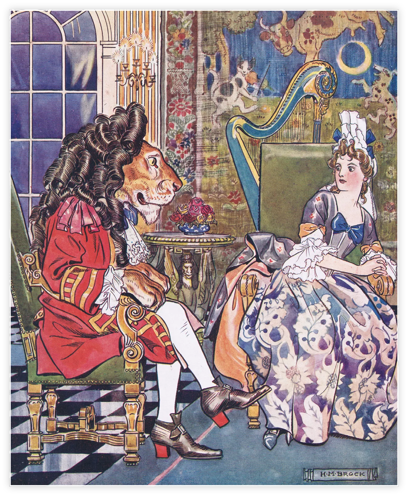 Illustration de La Belle et la Bête